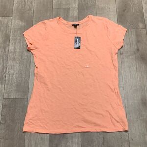 Womens NWT‎ Express Crewneck Peach Shortsleeve T-Shirt